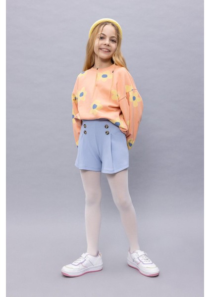 Kız Çocuk Şort Külotlu Çorap 2'li Takım Z5415A623SM