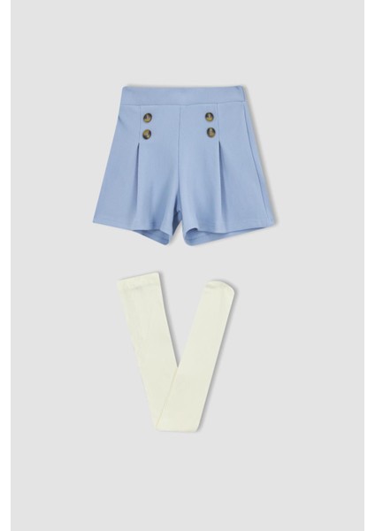 Kız Çocuk Şort Külotlu Çorap 2'li Takım Z5415A623SM fırsatları