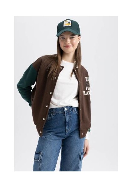 Baskılı Bomber Ceket Z9610AZ22AU