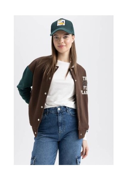 Baskılı Bomber Ceket Z9610AZ22AU modelleri