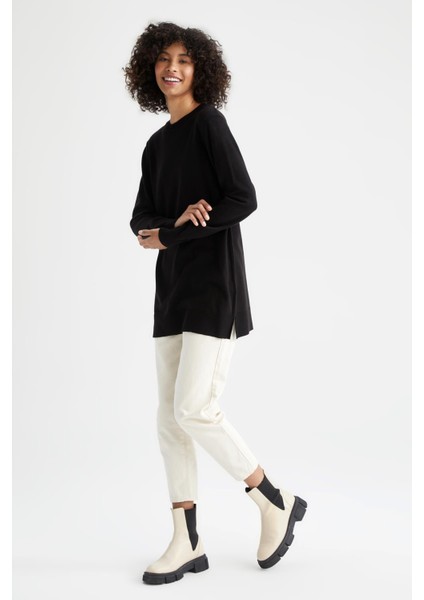 Regular Fit Basic Ekstra Yumuşak Triko Tunik H3431AZ22WN