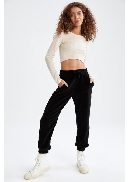 Fit Pantolon Jogger Standart Fit İçi Yumuşak Tüylü S6415AZ21WN