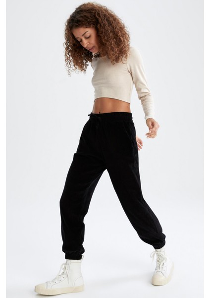 Fit Pantolon Jogger Standart Fit İçi Yumuşak Tüylü S6415AZ21WN modelleri
