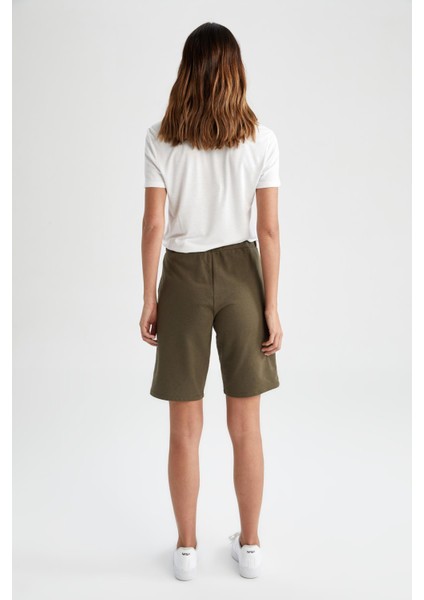 Regular Fit %100 Pamuk Bermuda Şort N7439AZ22SM fırsatları