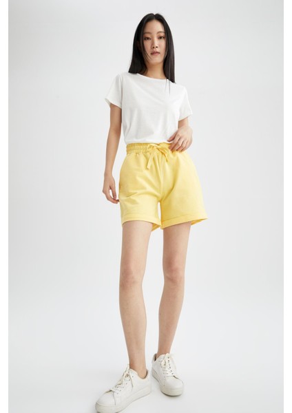 Regular Fit Basic Bermuda Şort U4066AZ22HS