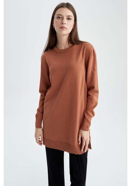 Regular Fit Basic Ekstra Yumuşak Triko Tunik H3431AZ22WN