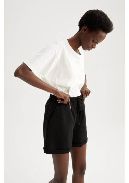 Regular Fit Pamuklu Bermuda Şort X6153AZ22HS fiyatları