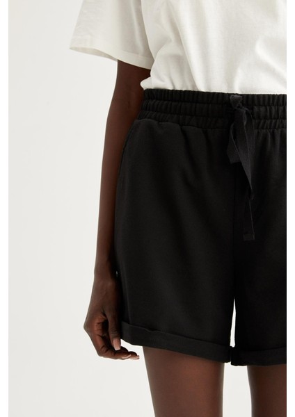 Regular Fit Pamuklu Bermuda Şort X6153AZ22HS fırsatları