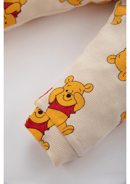 Erkek Bebek Disney Winnie The Pooh Kısa Kollu Fitilli Kaşkorse 2'li Pijama Takım Z4291A223SP
