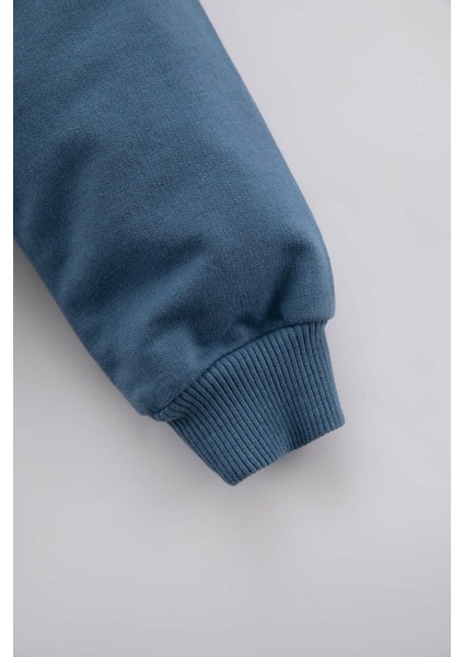 Erkek Bebek Baskılı Sweatshirt Eşofman Alt 2'li Takım Z1952A223SP