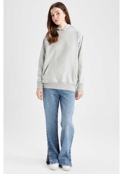 Bisiklet Yaka Basic Sweatshirt Z9356AZ22AU