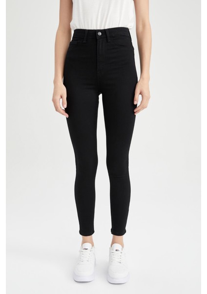 Super Skinny Fit Yıkamalı Jean Pantolon W7906AZ22AU