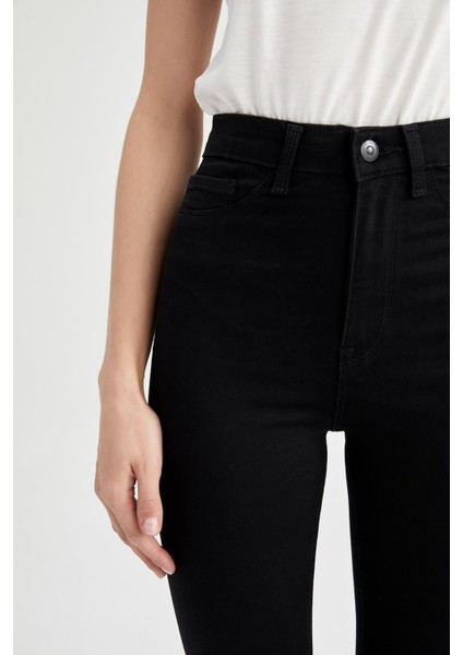 Super Skinny Fit Yıkamalı Jean Pantolon W7906AZ22AU