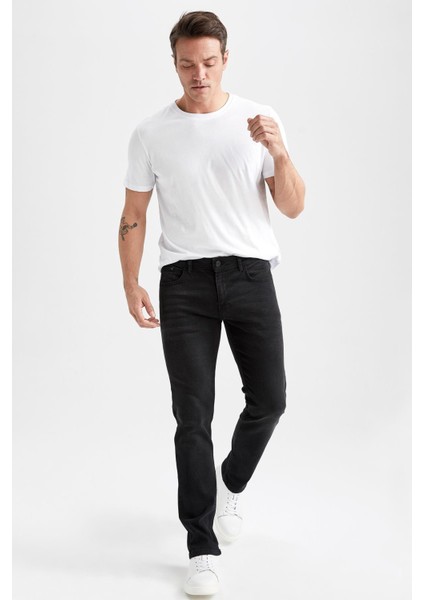 Sergio Regular Fit Normal Kalıp Normal Bel Boru Paça Jean Pantolon W6868AZ23SP