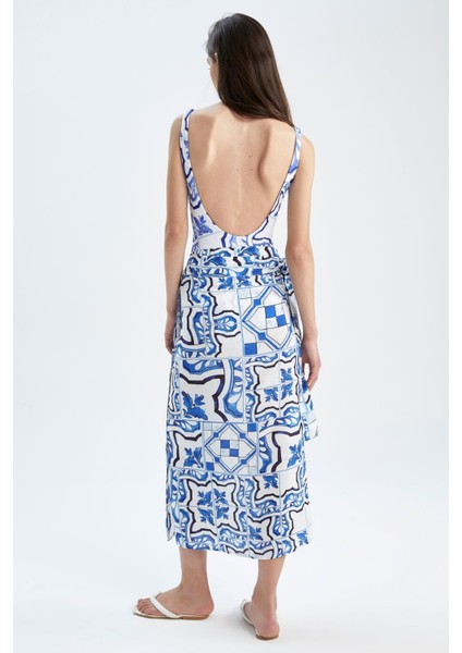 Nefes İstanbul X Defacto Desenli Plaj %100 Pamuk Kıyafeti X8876AZ22HS indirimleri