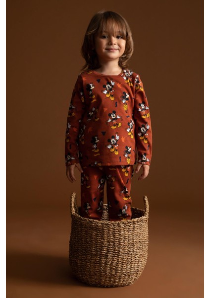 Erkek Bebek Disney Mickey & Minnie Pijama Takım Y6225A222AU modelleri