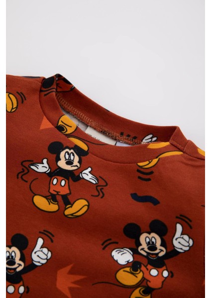 Erkek Bebek Disney Mickey & Minnie Pijama Takım Y6225A222AU