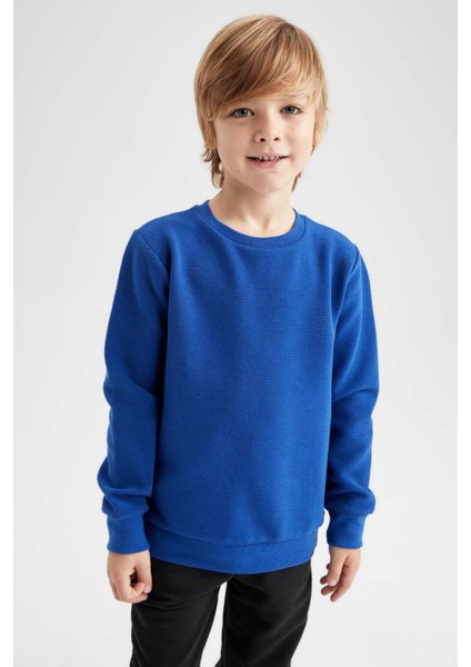 Erkek Çocuk Bisiklet Yaka Sweatshirt Z2511A623SP