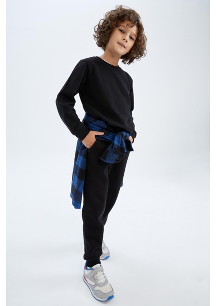 Erkek Çocuk Bisiklet Yaka Kalın Sweatshirt Z4750A623SP