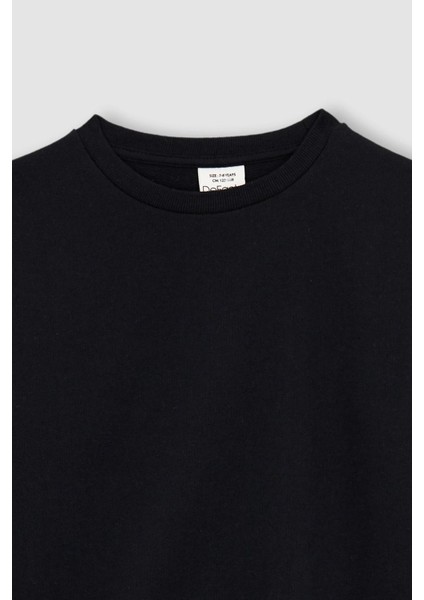 Erkek Çocuk Bisiklet Yaka Kalın Sweatshirt Z4750A623SP