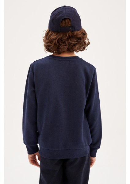 Erkek Çocuk Bisiklet Yaka Kalın Sweatshirt Z4750A623SP indirimleri