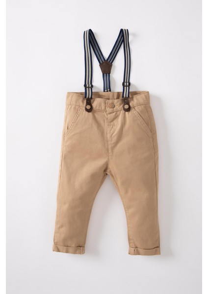 Erkek Bebek Askılı Gabardin Pantolon 2'li Takım Z2701A223SP