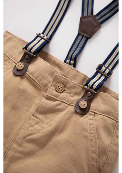 Erkek Bebek Askılı Gabardin Pantolon 2'li Takım Z2701A223SP