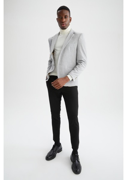 Slim Fit Astarlı Blazer Ceket N0503AZ22AU