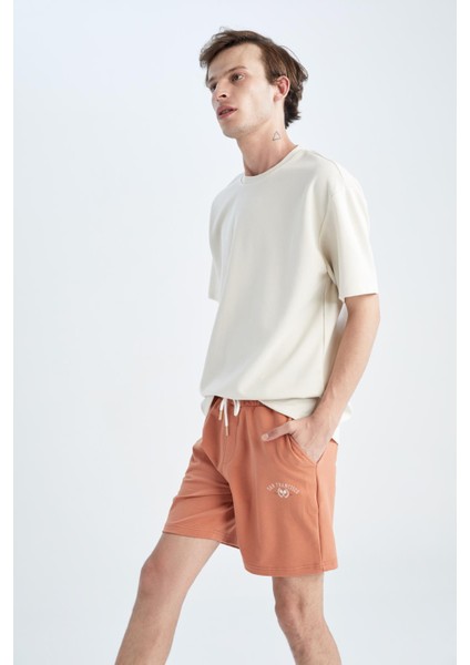 Boxy Fit Bisiklet Yaka Kısa Kollu Pamuklu Penye Tişört X3926AZ22AU modelleri