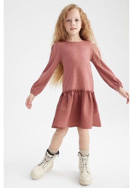 Kız Çocuk Pamuklu Elbise Y7714A622AU fiyatları