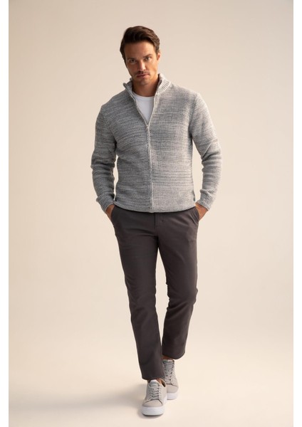 Regular Fit Yarım Balıkçı Yaka Hırka R1195AZ22WN