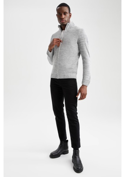 Regular Fit Yarım Balıkçı Yaka Hırka R1195AZ22WN