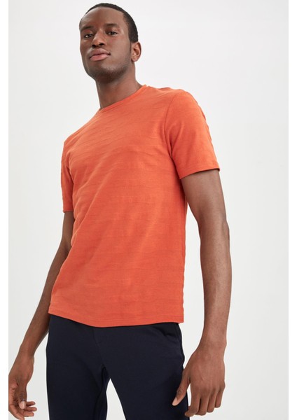 Regular Fit Bisiklet Yaka Tişört W9422AZ22SP indirimleri