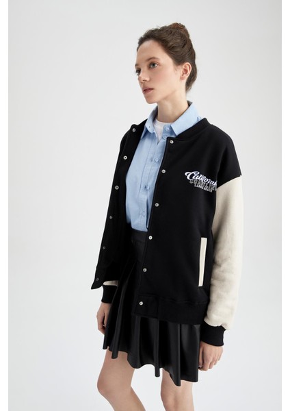 Baskılı Bomber Ceket Z9605AZ22AU