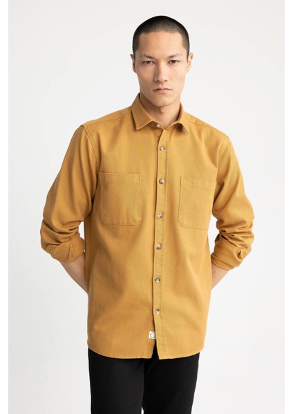 Regular Fit Uzun Kollu %100 Pamuk Gömlek W7830AZ23SP