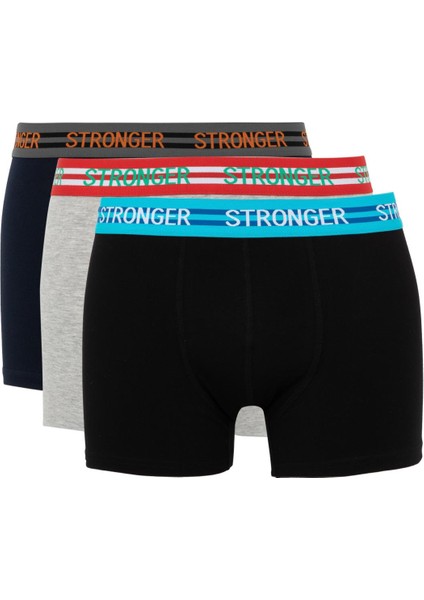 Regular Fit 3'lü Boxer Z6154AZ23SP