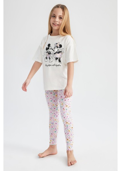 Kız Çocuk Regular Fit Disney Mickey & Minnie Pijama Z5165A623SM