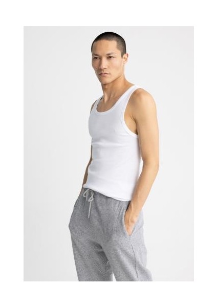 Slim Fit Ribana 2'li Atlet Y9056AZ23SP