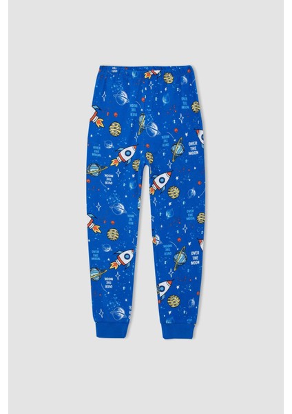 Erkek Çocuk Desenli Kısa Kollu Pijama Takım Z6797A623SM