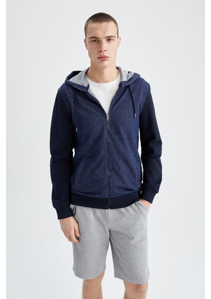 Regular Fit Kapüşonlu Fermuarlı Sweatshirt W3170AZ22SP modelleri