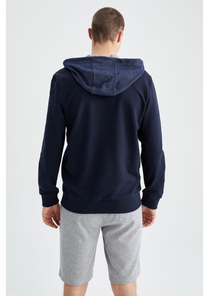 Regular Fit Kapüşonlu Fermuarlı Sweatshirt W3170AZ22SP indirimleri
