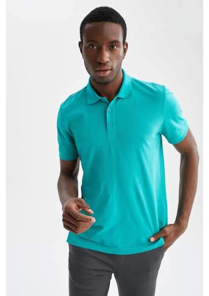 Regular Fit Polo %100 Pamuk Tişört M7676AZ22SP