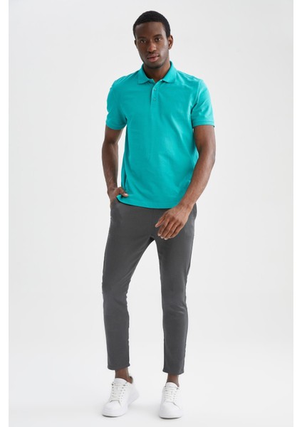 Regular Fit Polo %100 Pamuk Tişört M7676AZ22SP fiyatları