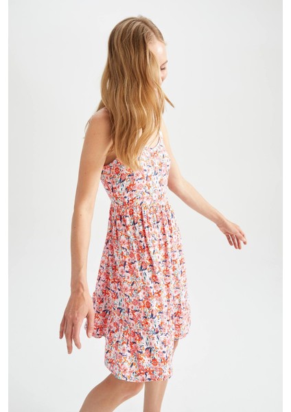 Mini Kısa Kollu Elbise U3372AZ22SM