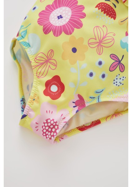 Kız Bebek Desenli Tek Omuzlu Mayo W8246A222SM modelleri