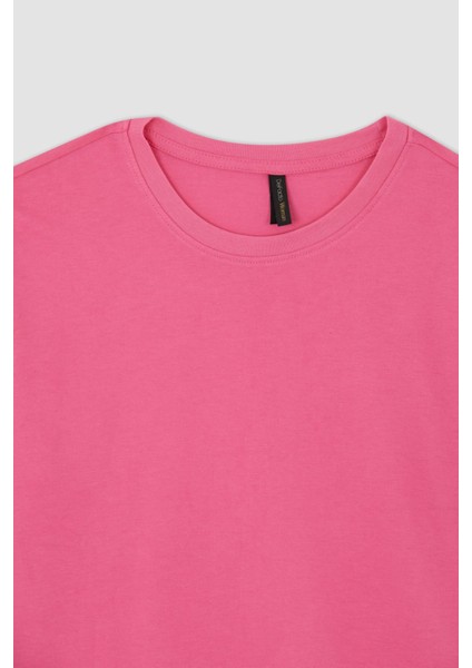 Regular Fit Bisiklet Yaka Kısa Kollu Tişört W9584AZ22SM