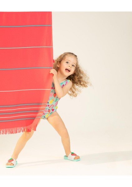 Kız Bebek Meyve Desenli Mayo W8243A222SM