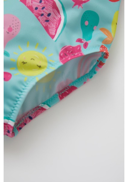 Kız Bebek Meyve Desenli Mayo W8243A222SM