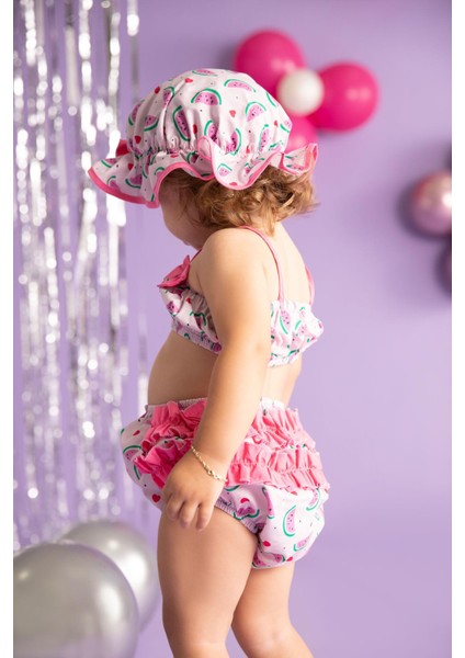 Kız Bebek Meyve Desenli 2'li Takım Y9364A222SM fırsatları