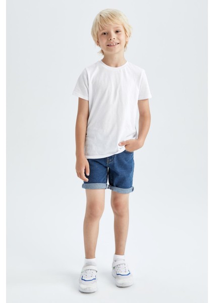 Erkek Çocuk Jean Şort Y9424A622HS